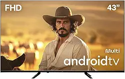 Smart TV 43” Multi DLED Android TV 3 HDMI 2 USB Full HD - TL066M