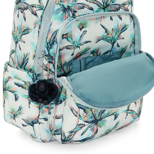 Image of Kipling Women's Seoul Prt 15 inch Laptop Backpack, Durable, Roomy with Padded Shoulder Straps, Built-In Protective Sleeve