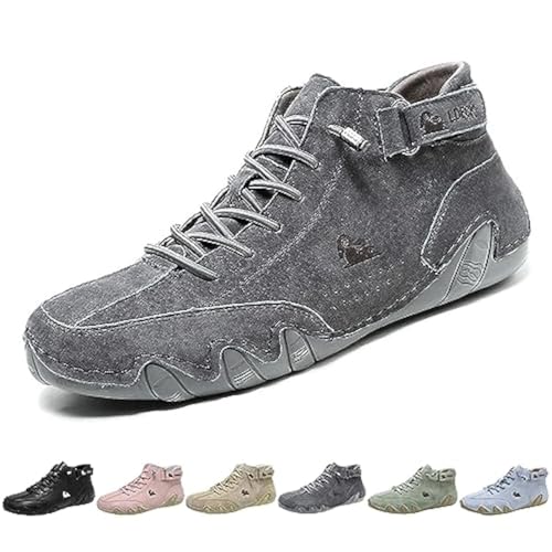 Best Shoes for Boot Camp Workouts: Minimalist & Barefoot Options 15 Explorer Waterproof Lightweight Unisex Outdoor Shoes for Hiking Camping & Driving Shoes High Top Chukka Boots Non-Slip Breathable Women&Men Italian Handmade Sports Shoe (Grey,11.5,11.5,Men,10)