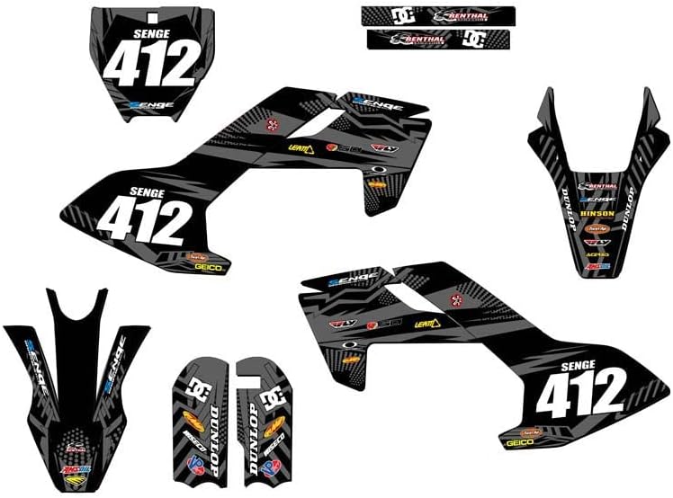 Vista 5 de MINI TC 50 Mayhem Pink Senge Graphics 2018-2023 Kit completo con ID de piloto compatible con Husqvarna