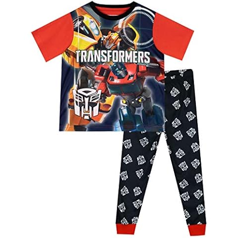 Transformers Boys Pyjamas with Optimus Prime and Bumblebee Cover