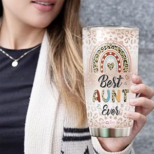 Best Aunt Ever Tumbler 20Oz Double Wall Vaccum Insulated Travel Mug Coffee Cup Gifts For Aunties From Niece Nephew Mothers Day Birthday Christmas Announcement Best Aunt Ever Tumbler 20Oz Double Wall Vaccum Insulated Travel Mug Coffee Cup Gifts For Aunties From Niece Nephew Mothers Day Birthday Christmas Announcement