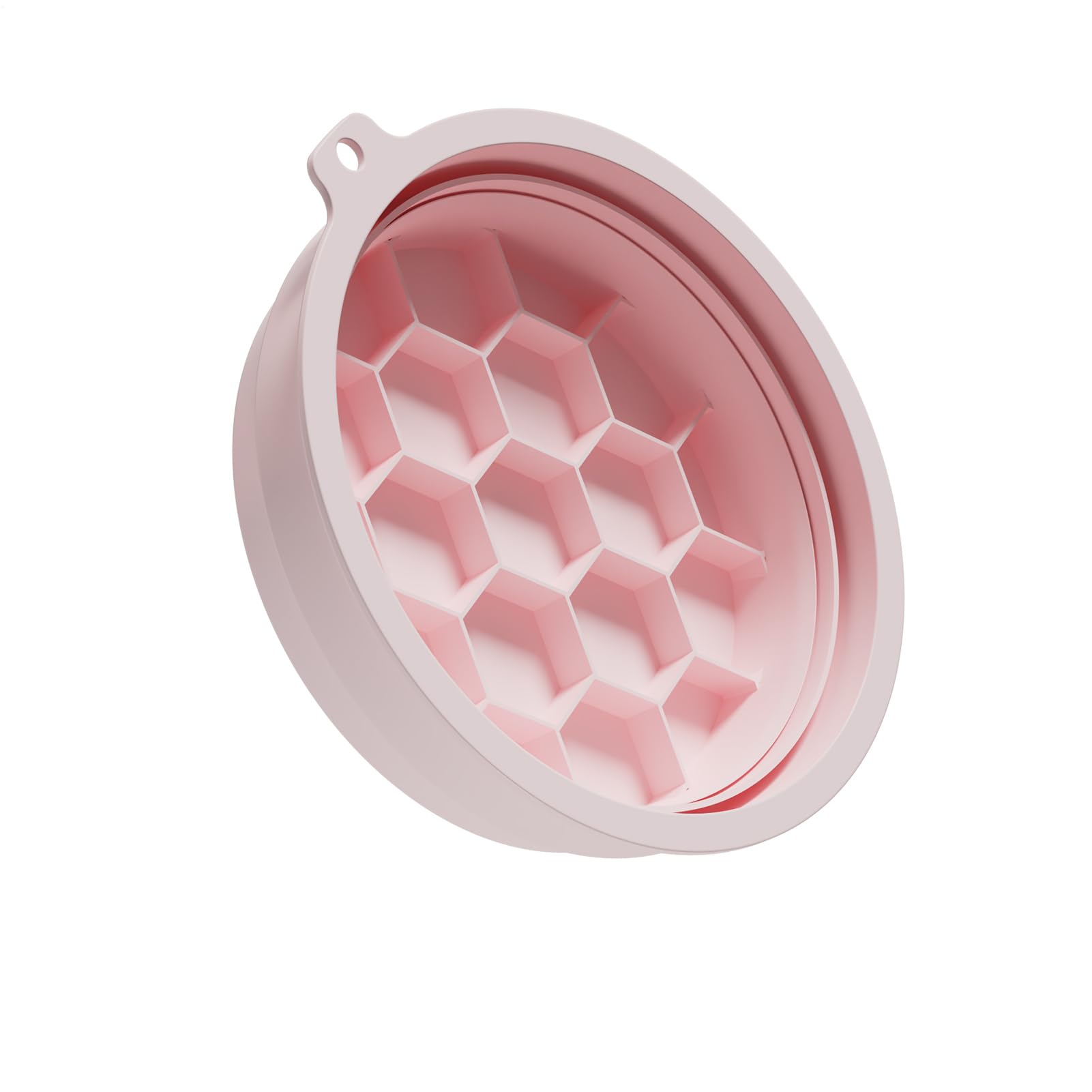 Tazón de cara de hielo, caída de hielo frío, 8.46x3.94 pulgadas de lavado de belleza de silicona, herramienta de referencia de piel, diseño portátil liviano para hogar, vacaciones, viajes, hotel, viaj