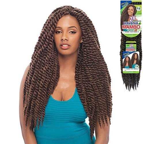 Amazon.com : Janet Collection Noir 2X Havana Twist Mambo Twist 24
