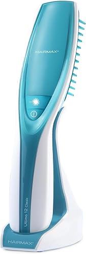 Hairmax Ultima 12 Classic LaserComb, FDA Cleared Red Light Hair Regrowth | Reverse Thinning Hair, For Men & Women, with 100% Medical Grade Lasers