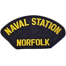 Naval Station Norfolk Patch - Great Color - Veteran Owned Business