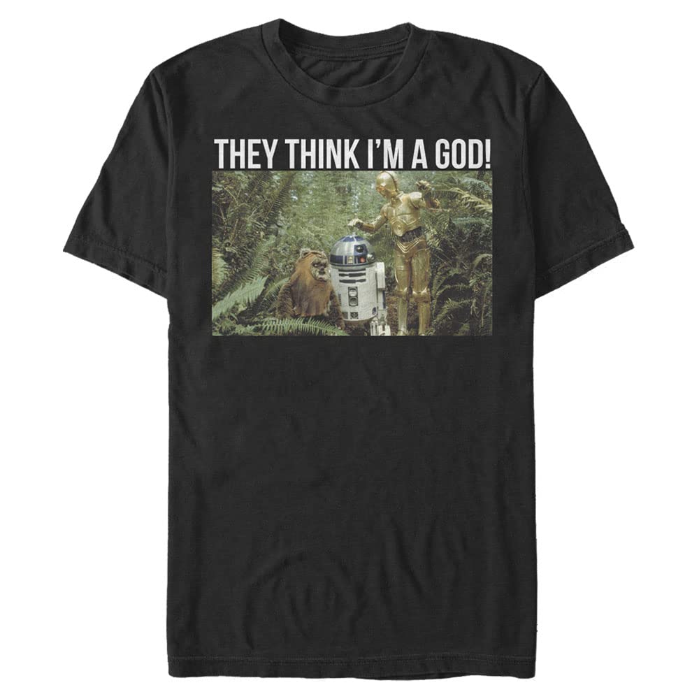 Star WarsBig & Tall C3po God Men's Tops Short Sleeve Tee Shirt