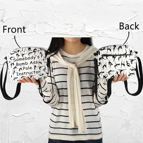 Pole Dancing Gift Somebody's Bomb Ass Pole Instructor Crossbody Bag Pole Teacher Gift For Dancer 5