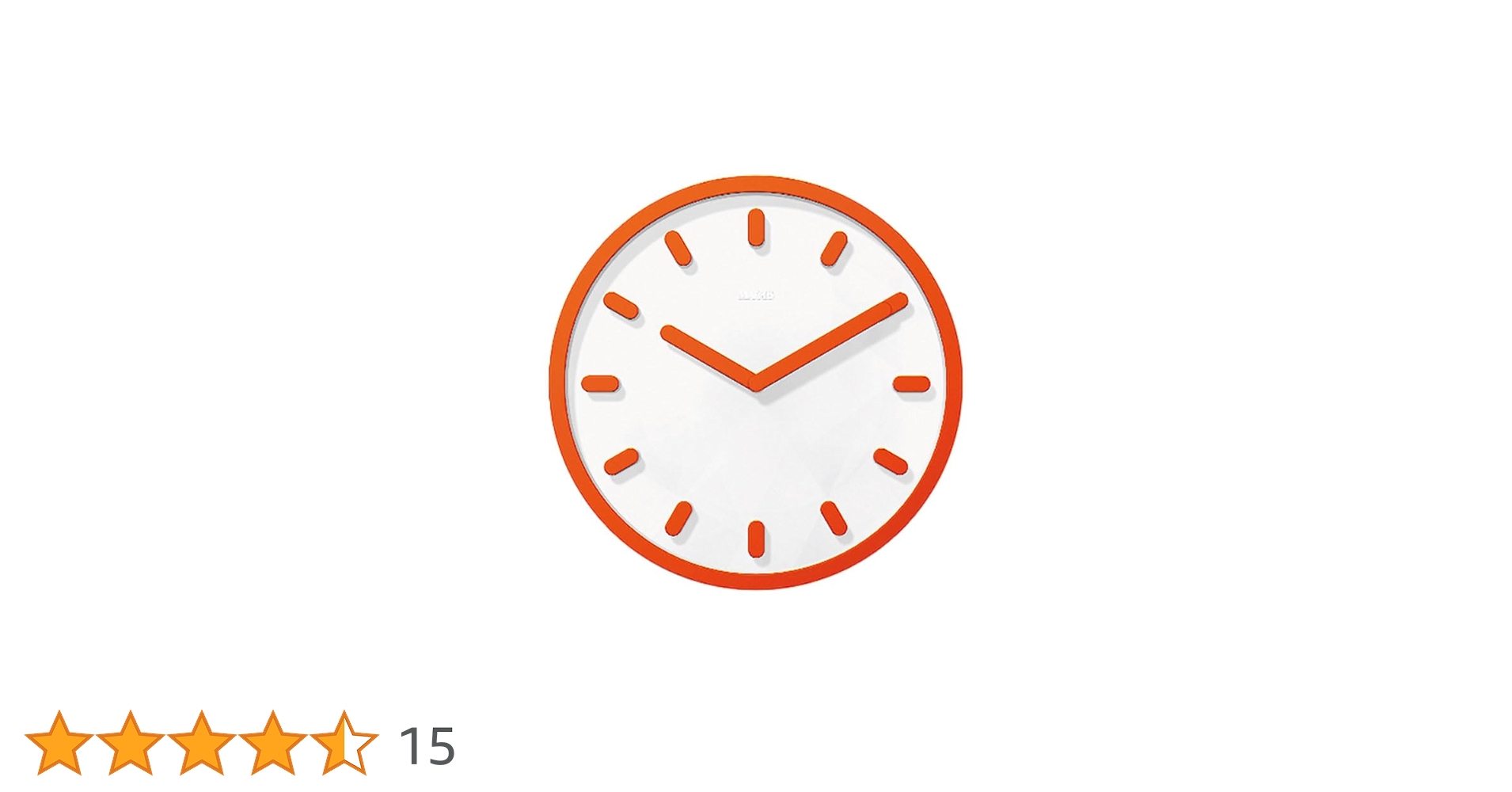 Amazon.co.jp: Magis 掛け時計 オレンジ 30x30x4cm TEMPO 壁掛け時計