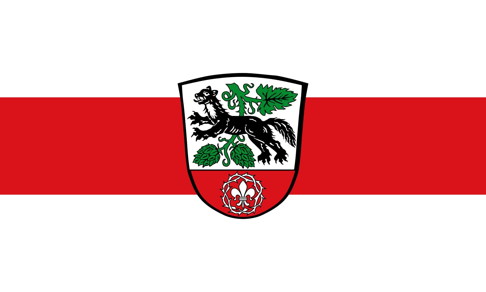 Drapeau Large Mindelstetten de 1.35m² en Version Paysage