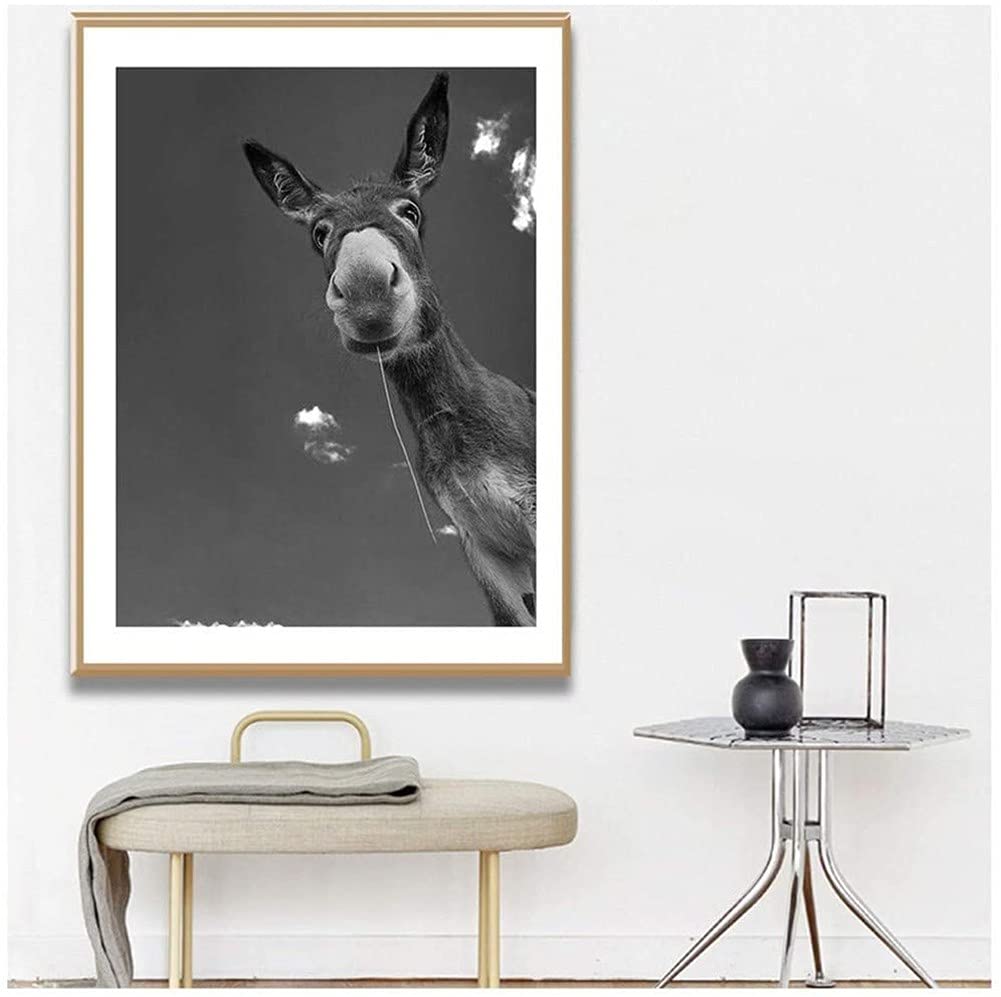 Peinture diamant âne 60x80cm pour animer vos soirées DIY en famille