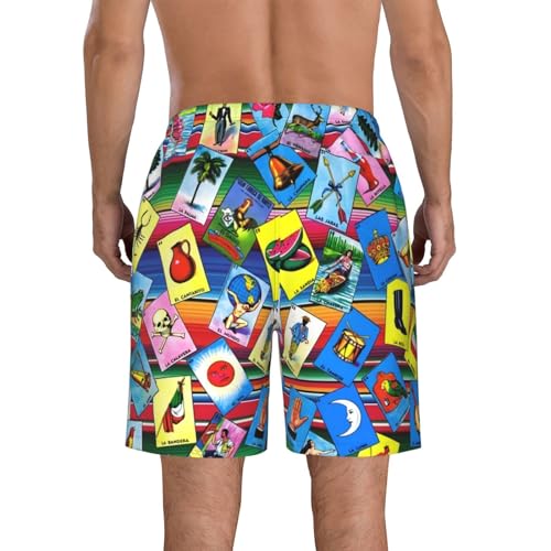 Rainbow Color Tie Dye Men'S Swim Shorts Beach Trunks Quick Dry Hawaiian Swimming Shorts with Pockets3
