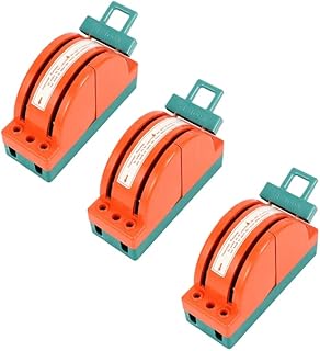 3X 100A Two Pole Double Throw Switch For Circuit Breaker Backup Generator Retail - (Color: Orange)