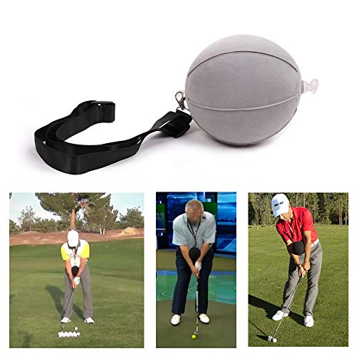 HOW TRUE Golf Training Aid Kit Golf Swing Trainer Inflatable Smart Ball, Golf Swing Leg Correction Belt Posture Correction - Thumbnail 7