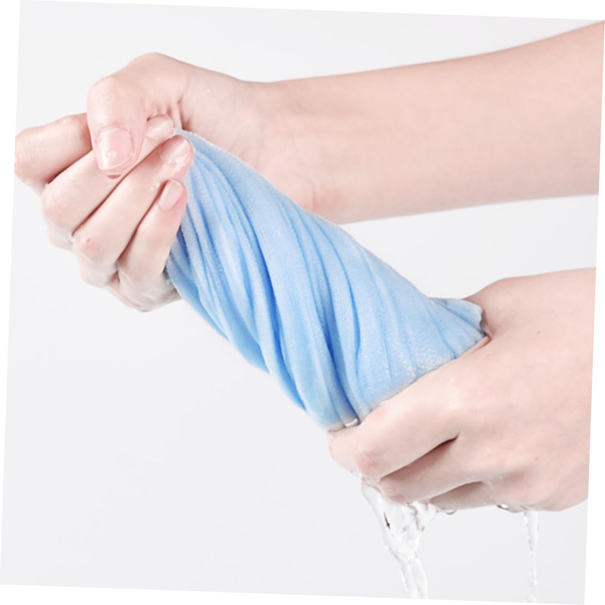 ifundom 18piezas Toalla De Alimentación De Algodón Para Bebés De Pañuelo De Gasas y Absorbentes Azul Para Limpiar La Cara Babero