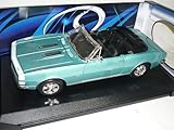 Fahrzeug ist ca 25 cm lang Maisto Chevrolet Chevy Camaro Ss396 Cabrio 1967 Blau 1/18 Modell Auto