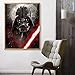 DIY 5D Diamond Painting Kits for Adults, Darth Vader Anakin Skywalker Lightsaber Full Drill Diamond Embroidery Kit Home Office Wall Art Decor Paint by Numbers 11.8x15.7 inches