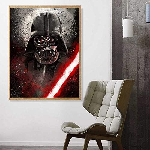 Awesocrafts - Kit per diamond painting 5D, per adulti e bambini, motivo: Star Wars Darth Vader