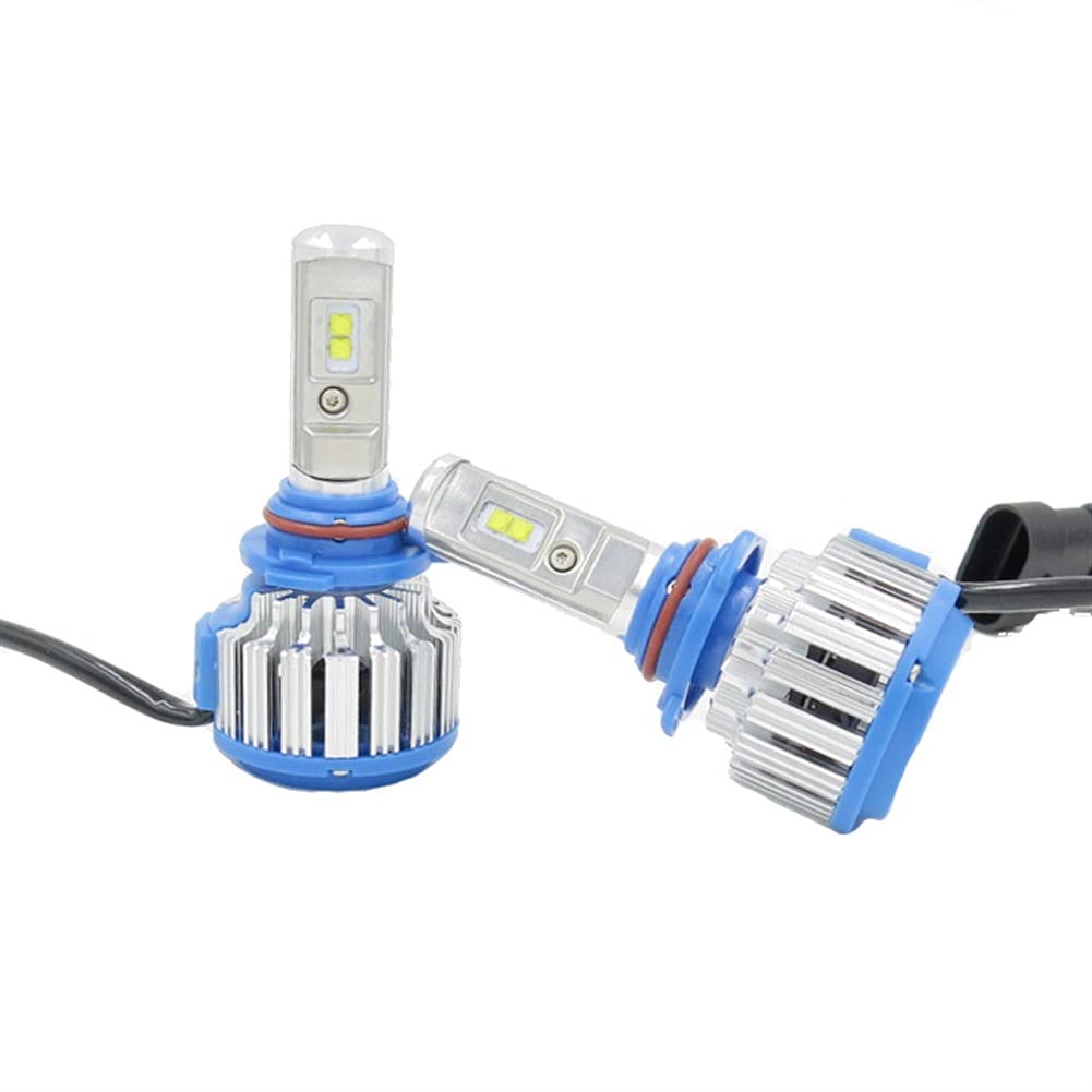 Żarówka ledowa Reflektory samochodowe H7 LED Auto Front Bulb Automobile Headlamp 6000K H1 H3 H7 H8 / H11 9005 9006 881 80W 8000LM Oświetlenie samochodu (Color : 6000K, Size : 12000LM_H4/9003/HB2 HI/