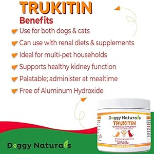 Trukitin Chitosin Based Mostly Phosphate Binder for Cats  Canines  All Pure Human Grade Elements for Renal Help Complement with Calcium Carbonate Oral Powder made in Usa  Cucciolini Doodles Trukitin chitosin based mostly phosphate binder for cats  canines  all pure human grade elements for renal help complement with calcium carbonate oral powder made in u S A   cucciolini doodles