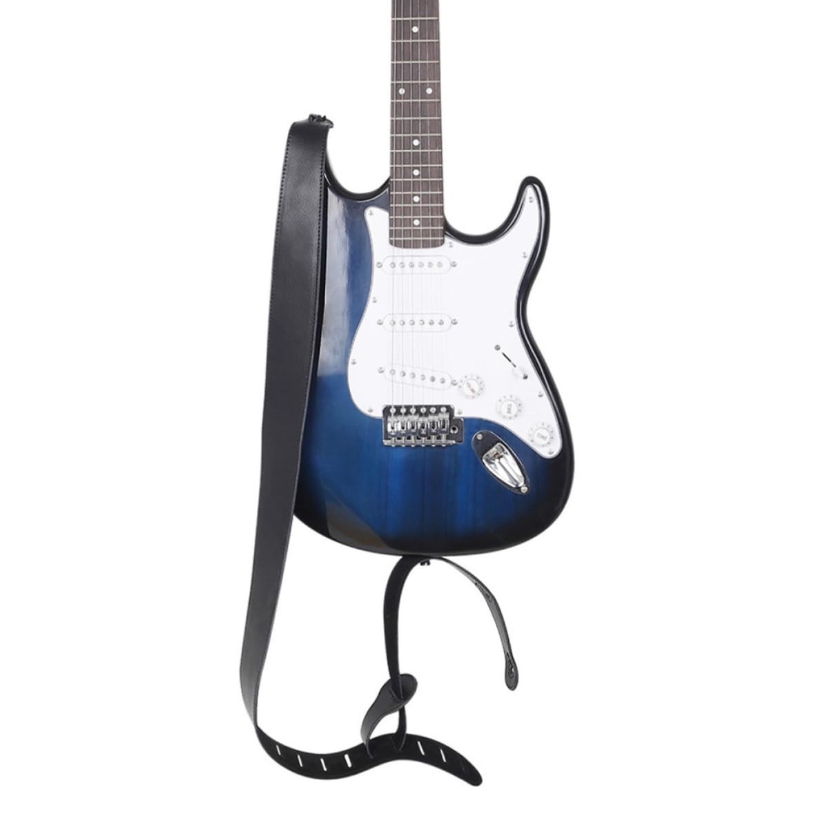Mipcase Correa Acústica Hombro de Cuero Guitarra para Negra Fuerte y Resistente Tracción para Actuaciones