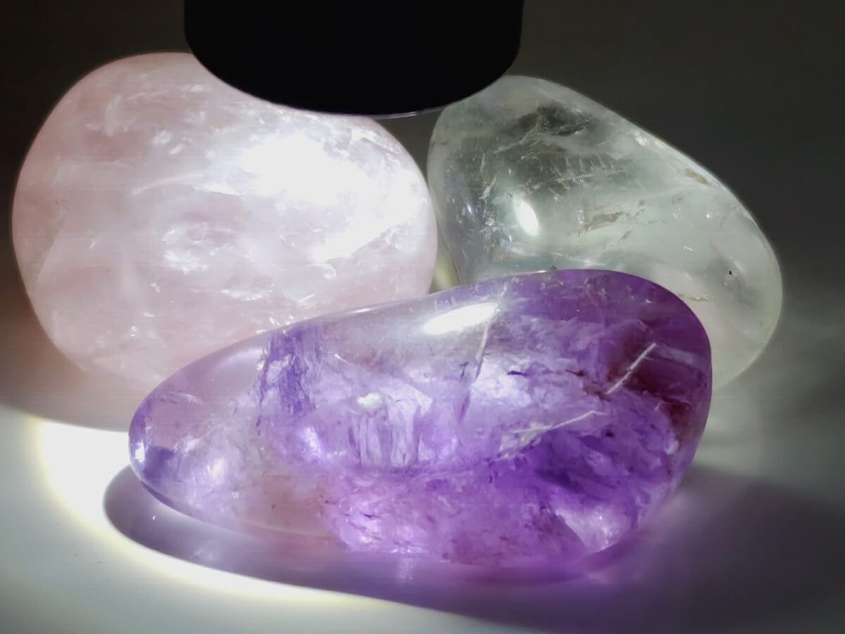 Amazon.co.jp: 水晶 66g ローズクォーツ モ クォーツ 原石 鑑賞石 自然