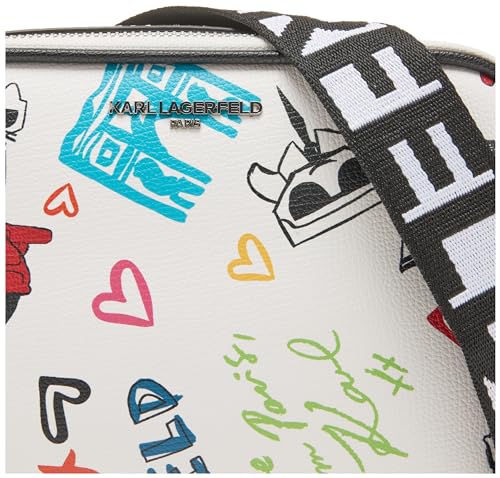 Image of KARL LAGERFELD womens Maybelle Printed Crossbody