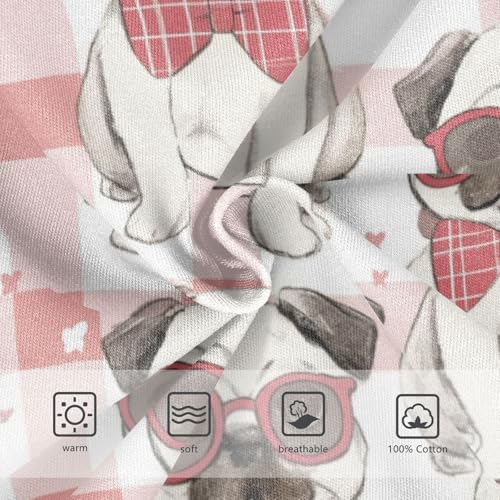 Wusikd Pug Dog Boys' Underwear Cotton Red Bow Tie Boys Briefs Soft Toddler Underwear 2T3