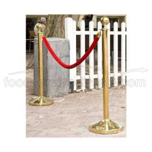 American MetalcraftRSCLG Classic Barrier Gold System Base & Post