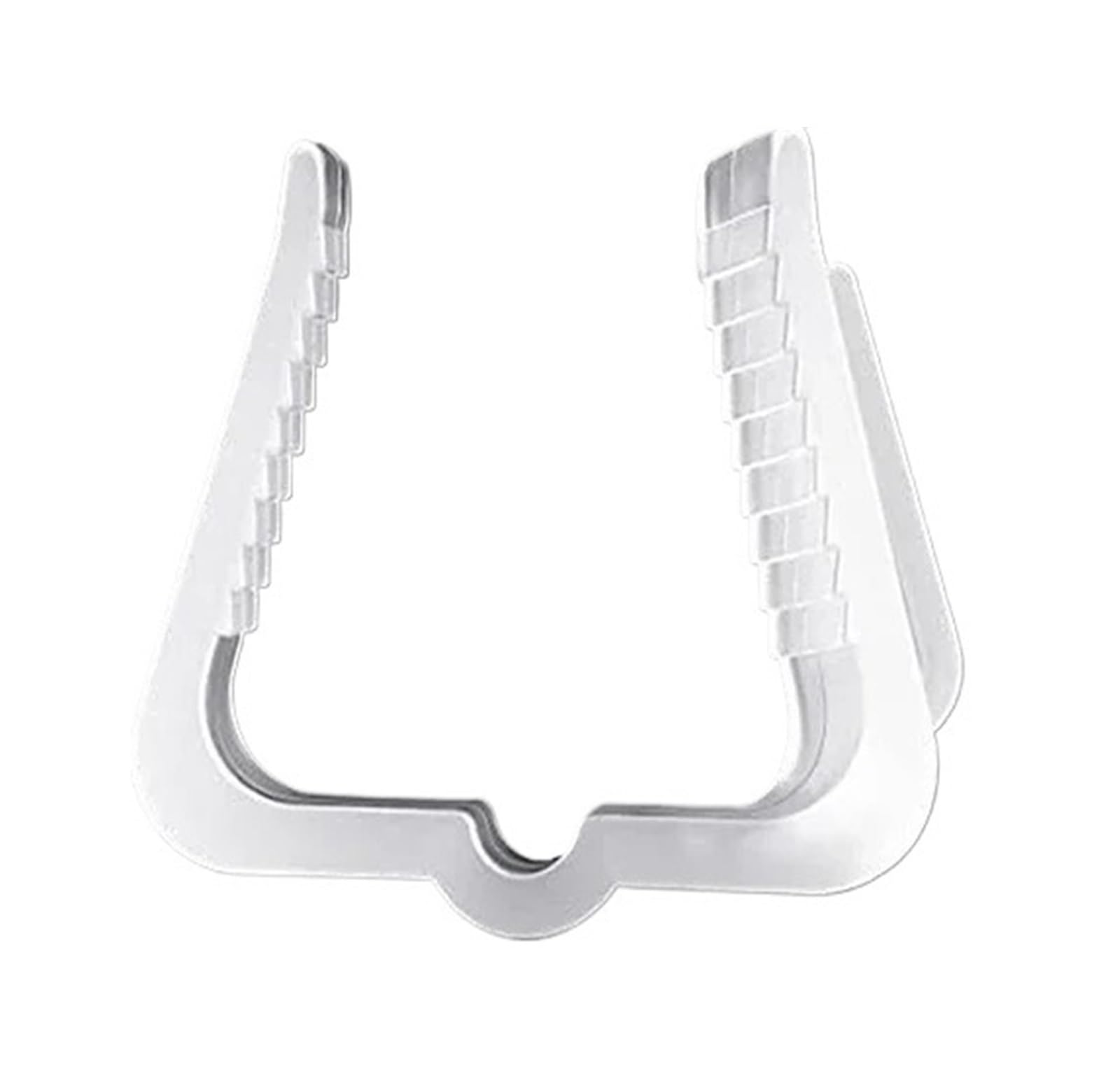 Baynopurin White Outdoor Light Hook 10Pcs Weatherproof Holiday Light Clips Outdoor Hooks Christmas Fascia Boards Hanger For Party Decoration Roof Gutter Fence Eave(White)
