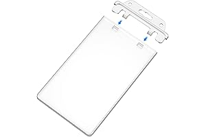 2-Pack Clear Dandodo Card Holder ID Case Badge