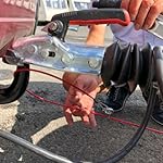 2 Pcs Trailer Breakaway Cable Caravan Breakaway Cable 1 Metre Trailer Safety Cable Red Breakaway Cable For All Common Braked Trailers