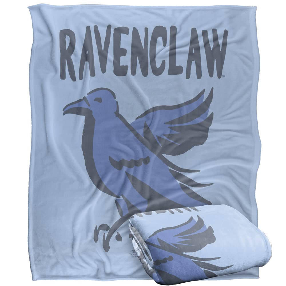 HARRY POTTER Blanket, 152 x 127 cm The Ravenclaw Silky Touch Super Soft Throw Blanket