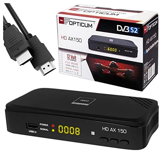 Receptor SAT y HDMI cable