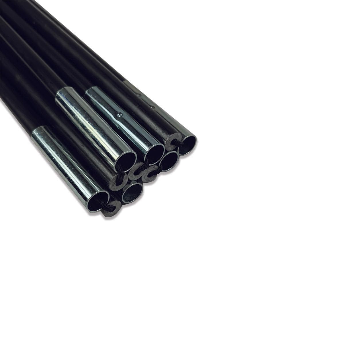 TentSpares - Hi Gear Odyssey Elite 6 Tent, Black Coded Fibreglass Main Poles, Durable Tent Poles Replacement for Camping