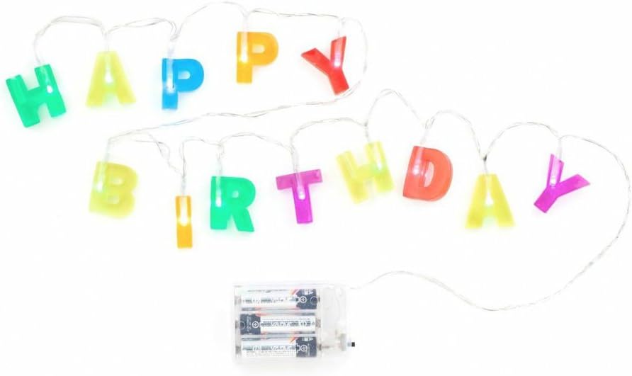 Kikkerland Birthday String Lights
