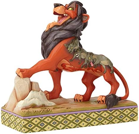 Enesco Disney Traditions by Jim Shore Lion King Scar Villain Figurine, 7 Inch, Multicolor