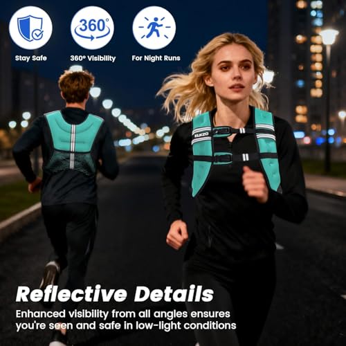 Image of Weighted Vest Woman 6 /8 /12 /16 /20 /25 /30lb Weight Vest for Women Men Body Weight Vests for Walking Strength Training Running Workout Jogging Fitness