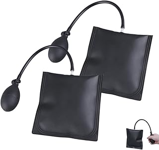 YUVKIN 2 Piezas Cojines de Montaje Elevadores de Aire Capacidad de Carga hasta 200kg (Negro)