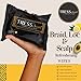 Tress Clean All Natural, Rinse-free Essential Oil Scalp Cleansing Refresh Wipes - Soothing Hair Cleansing Shampoo Wipes. Deodorizing Scalp Detox for Braids & Locs