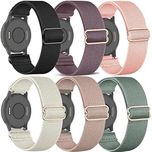 TUCOMO Paski Nylonowe Garmin 18 mm 6 sztuk