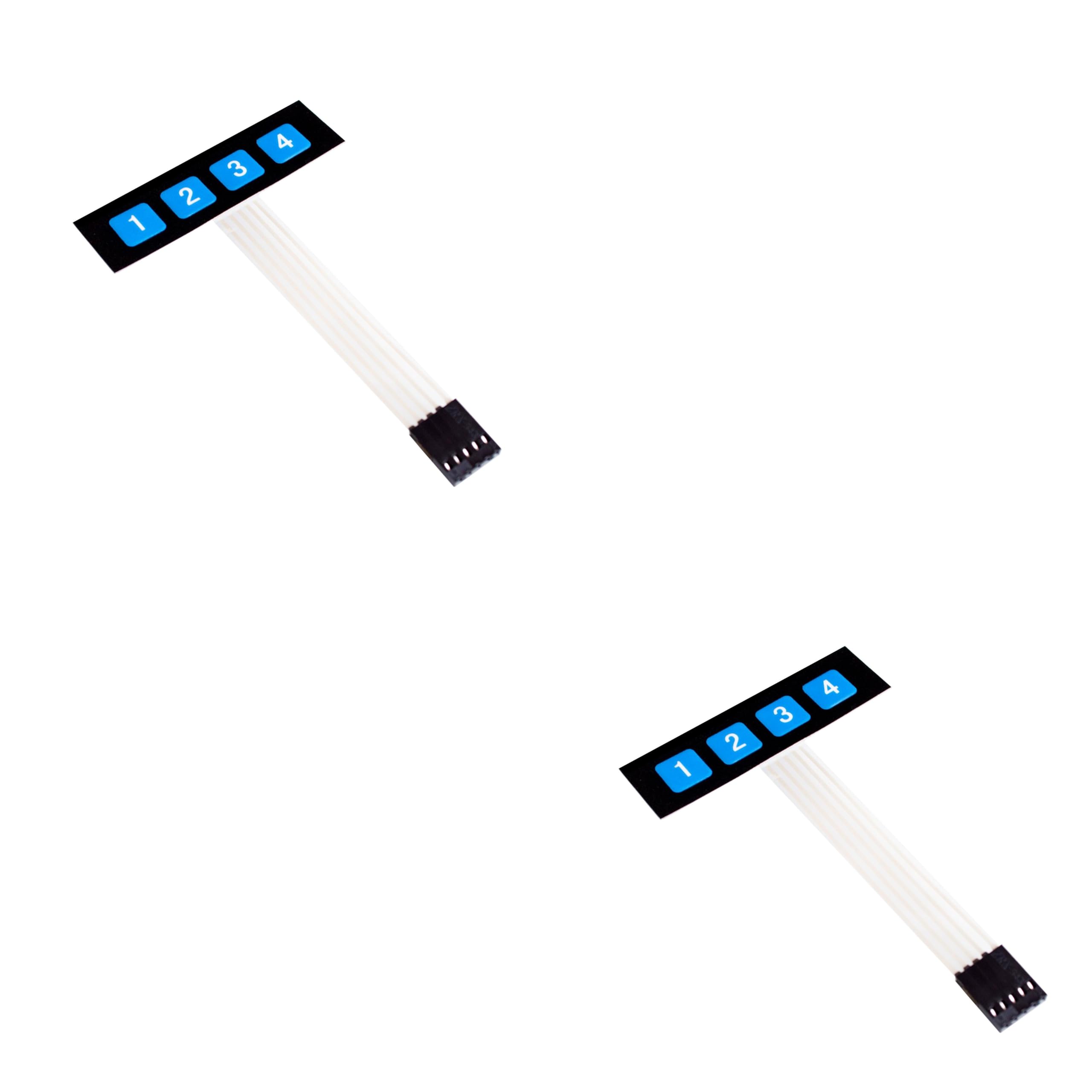 (2 pc) Pro3D 4 Keys 1x4 Matrix Membrane Switch Keypad-image-15