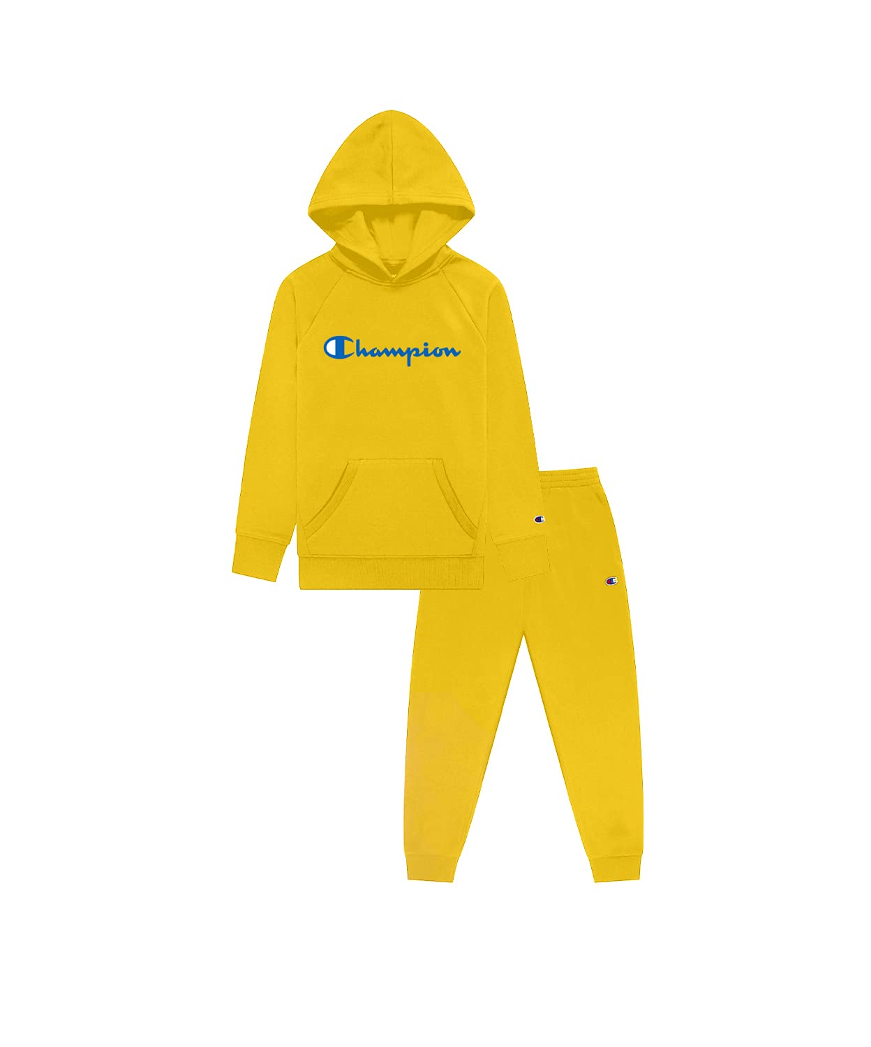 Yellow Hoodie Champion Hoodie Team Gold Champion Boys Two Piece