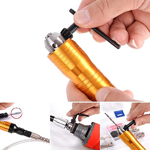 Flex Shaft Power Tool, 6 Mm Flexibele Flex Shaft Fit Elektrische Boor Roterende Grinder Tool 0.5-6.5mm Chuck Handvat