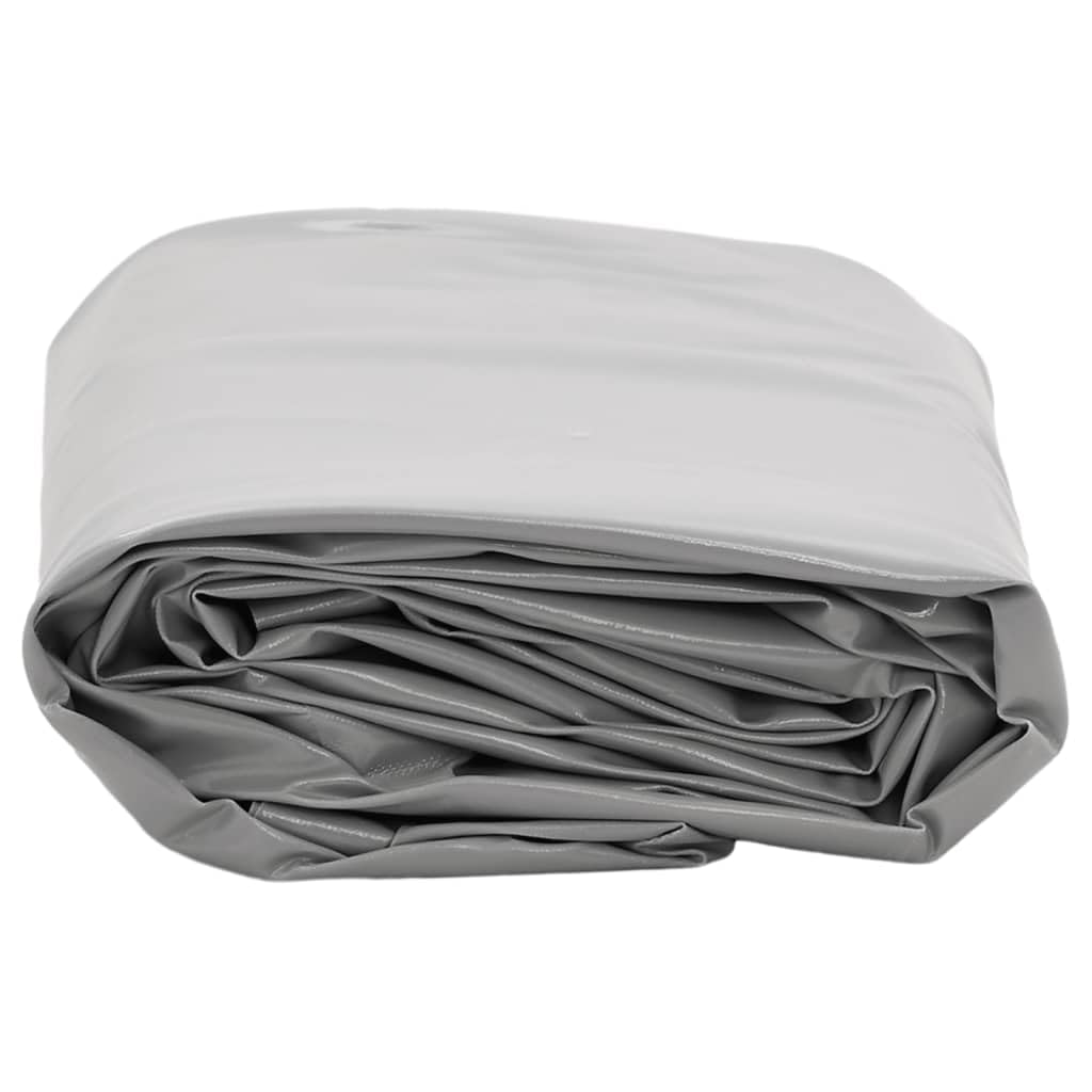 Bâche PVC Imperméable Gris | Bâche à œillets Tous Les 50CM 650g/m²