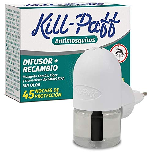 Kill Paff Conjunto Antimosquitos 1 Difusor + 1 Recambio 1 Unidad