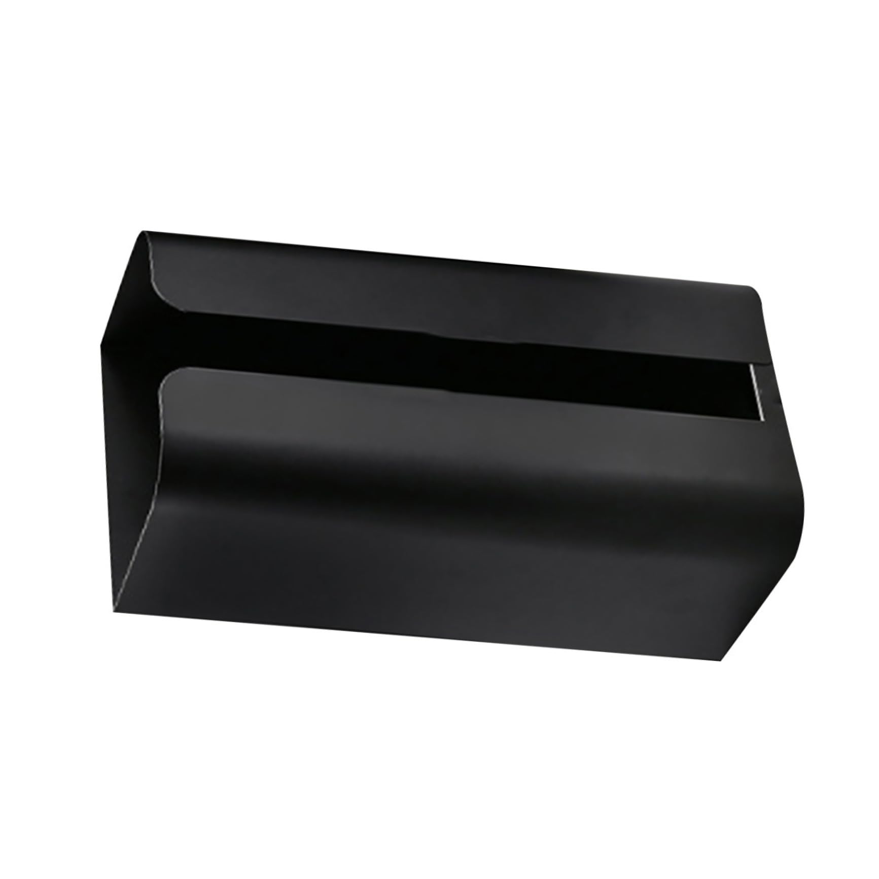 TIDTALEO Magnetischer Taschentuchhalter aus Edelstahl Multifunktionale Aufbewahrungsbox mit Glatten Kanten und Oberfläche Schwarz für Küche Bad und