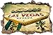 Produktbild Pixxprint 3D_WD_S2389_62x42 Welcome to Las Vegas Schild Wanddurchbruch 3D Wandtattoo, Vinyl, bunt, 62 x 42 x 0,02 cm