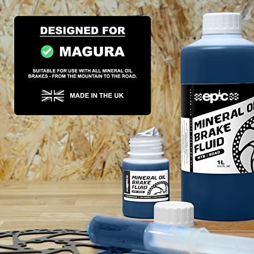 Epic Mineral Oil Brake Fluid for Magura Disc Brakes, Blue, 100ml - Image 4