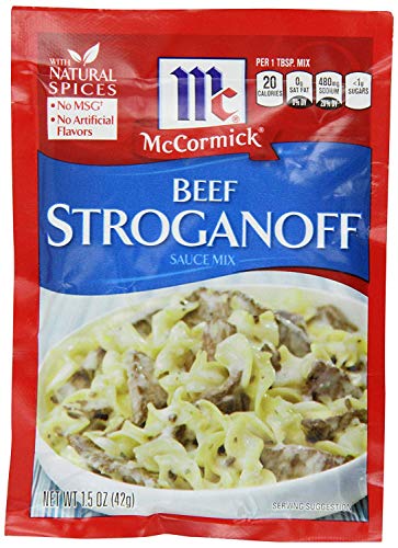 McCormick Beef Stroganoff Sauce Mix (1.5 oz Packets) 4 Pack image 5